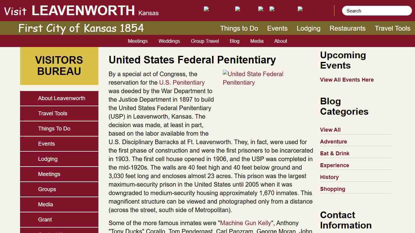 United States Federal Penitentiary | Leavenworth, Kansas